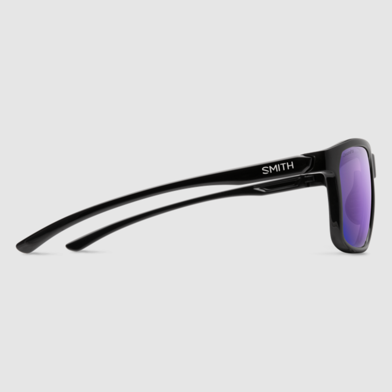 Smith Pinpoint Sunglasses Gloss Black/ChromaPop Violet Mirror-3